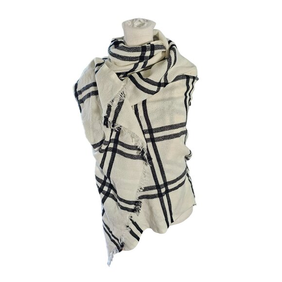 J.Crew Sweaters - J.Crew Women's Black and White Cardigan Wrap sweater Top size OS